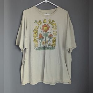 DOM Size 3XL women's flower t-shirt 25.5 X 19 X 29. Cotton.